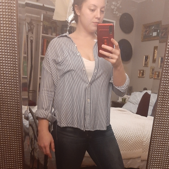 Hollister stripped button down - Picture 4 of 7